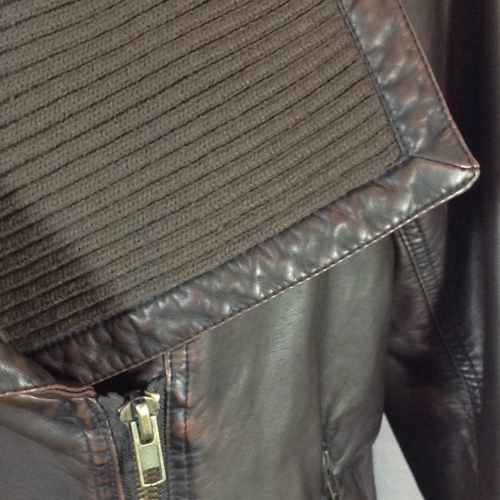 KUT from the kloth faux leather moto jacket - Picture 2 of 5